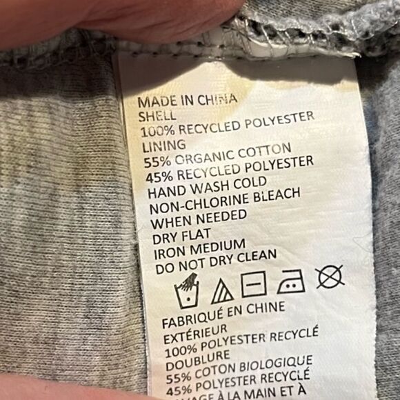 PRANA Long Sleeve Hooded Permafrost Half Zip Teddy Fleece Gray Women’s Medium - Picture 5 of 6